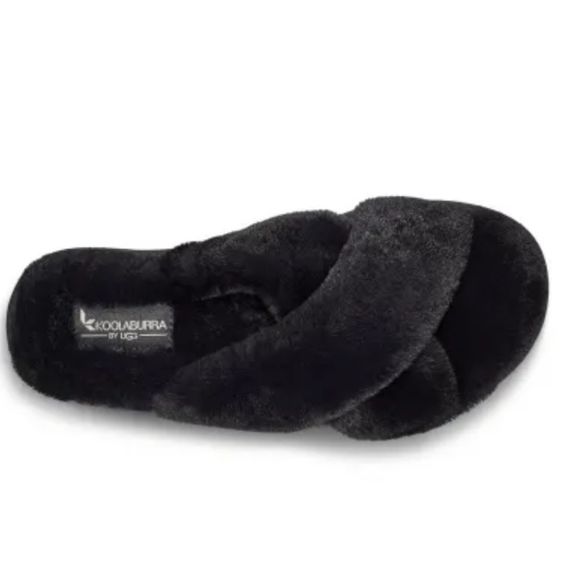 Koolaburra By Ugg Fuzz- It Cross Slide - Picture 2 of 11